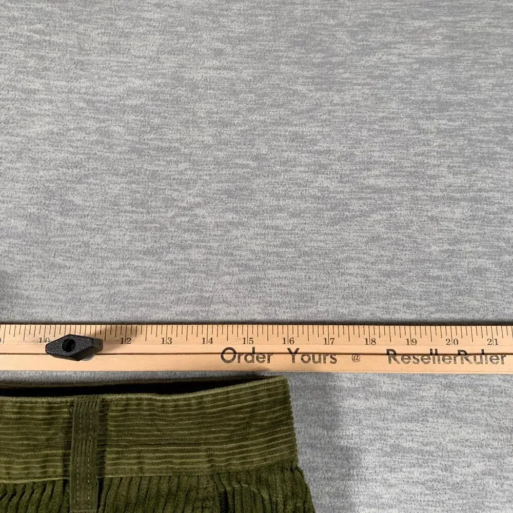Sun + Stone Cargo Pants Mens 32x28 Green Corduroy Patchwork Utility Casual